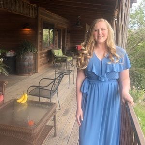 Blue Bridesmaid dress